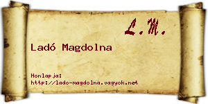 Ladó Magdolna névjegykártya